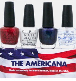 OPI despierta tu lado yanki con 4 esmaltes inspirados en la bandera de Estados Unidos